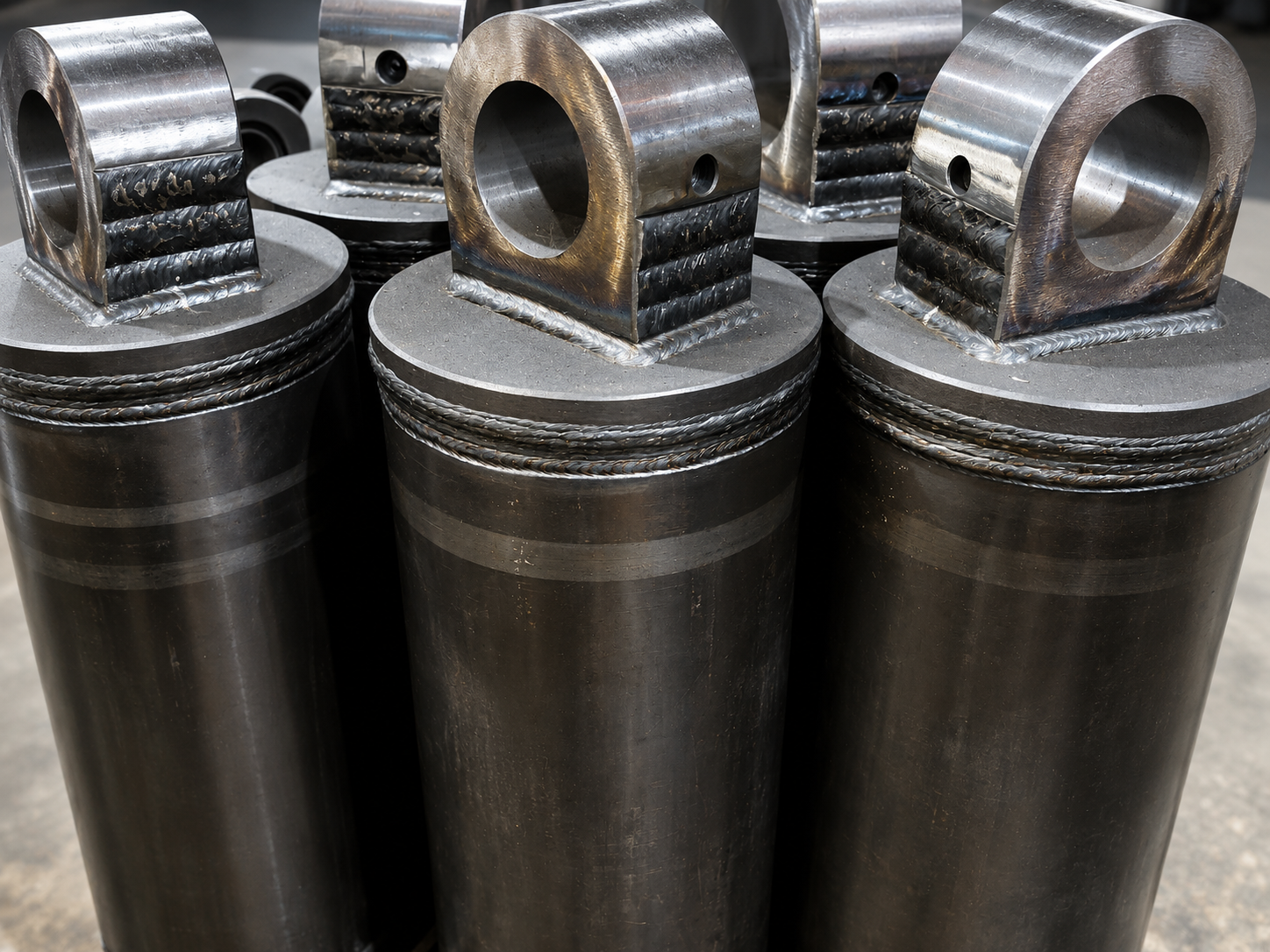Soldadura sobre cilindros con orejas industriales